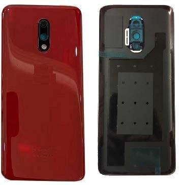 Back Glass Panel for Oneplus 7 Red with Camera Lens Module and Self Adhesive Tape - EGFix Back Glass Panel for Oneplus 7 Red with Camera Lens Module and Self Adhesive Tape - EGFix